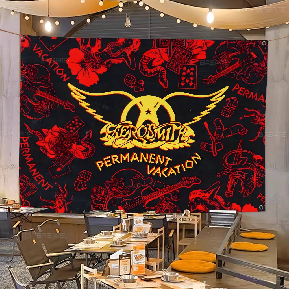 Commercial Printing Company - Klasyczny zespół rockowy A-Aerosmith, zaawansowany druk,