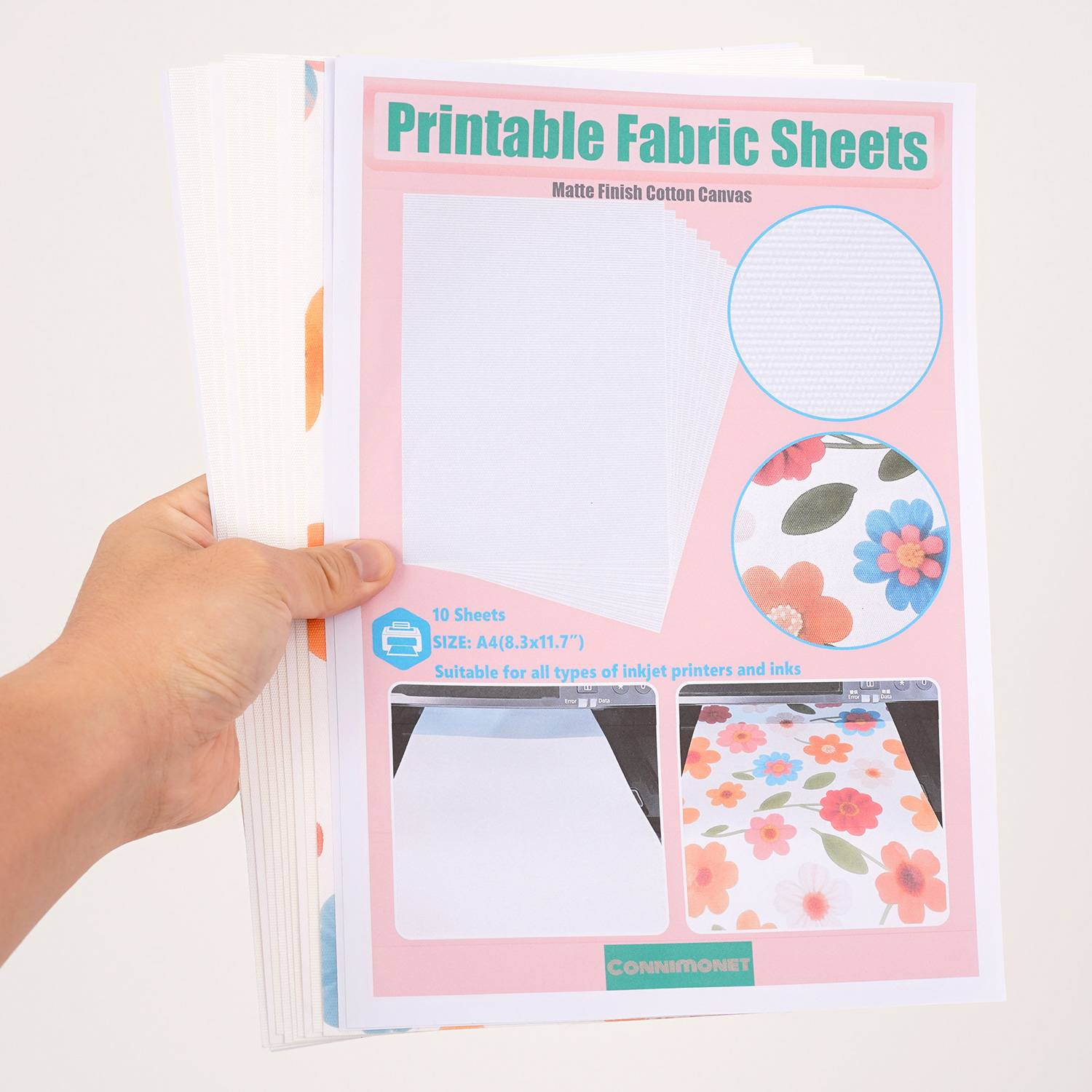 5 szt./10 szt. Biała bawełnian – Commercial Fabric Printing Machine recenzja i cena